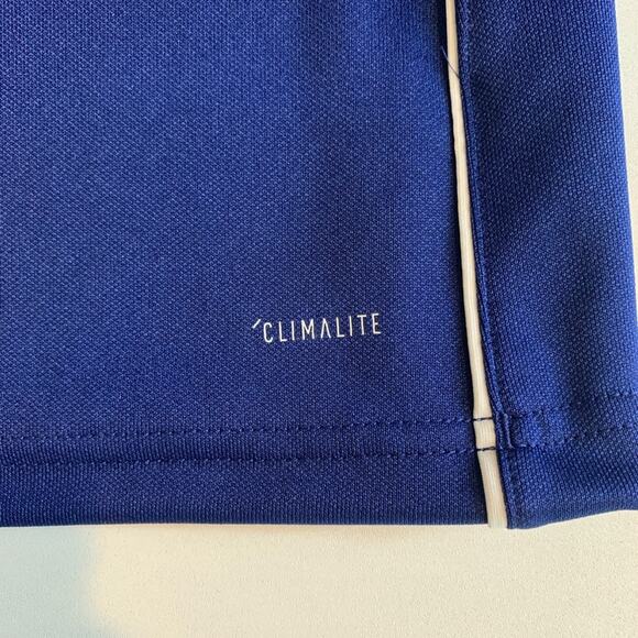 Adidas Sweatshirt Womens M Medium Royal Core 18 Climalite Soccer Half Zip Top - Picture 8 of 11